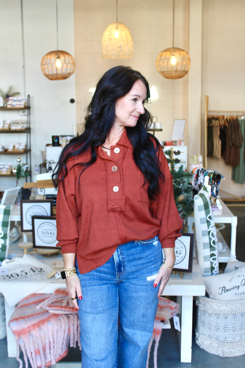 Not So Basic Sweater Cinnamon