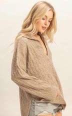 Cozy Nights Sweater Mocha