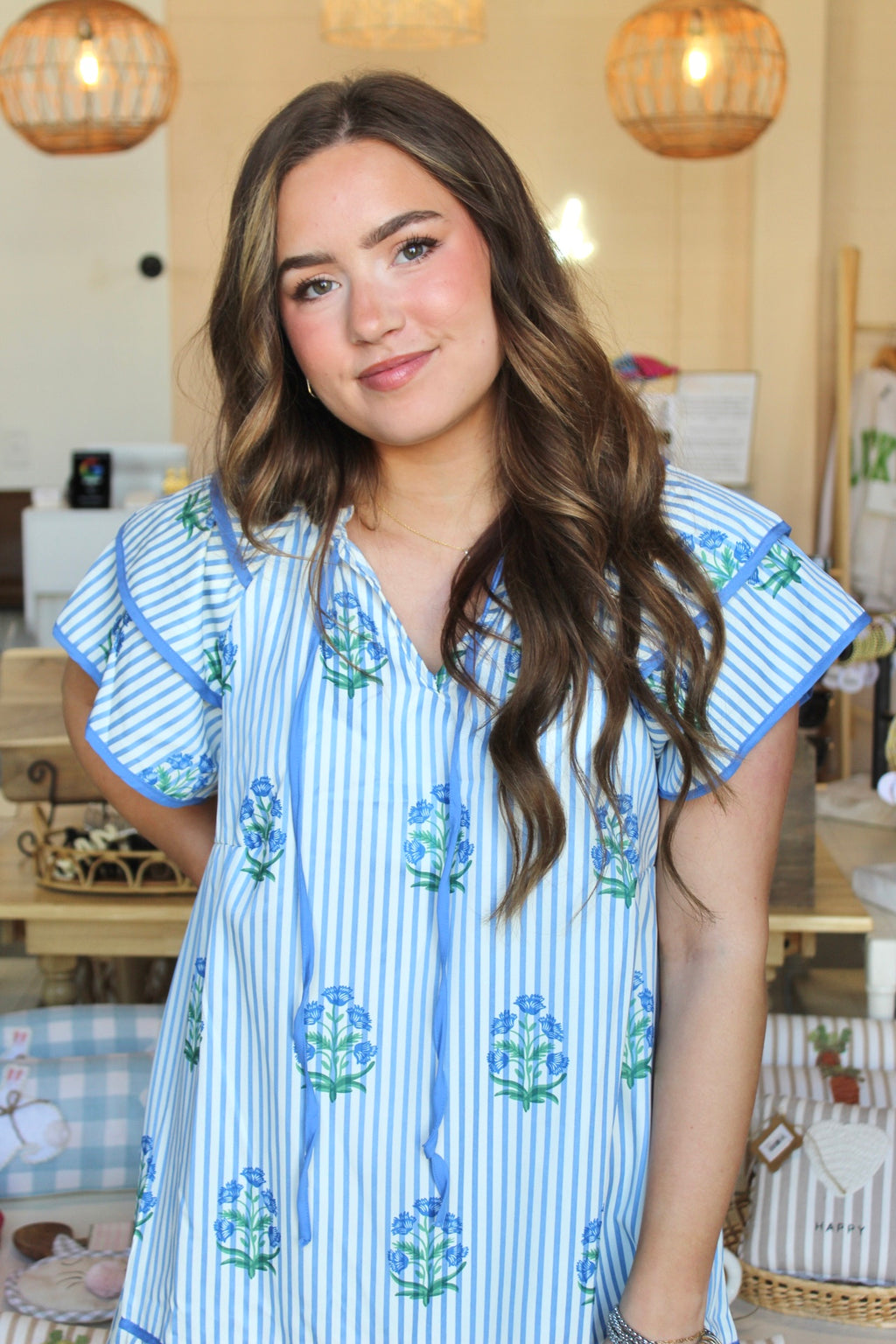 Harbor Blues Mini Dress