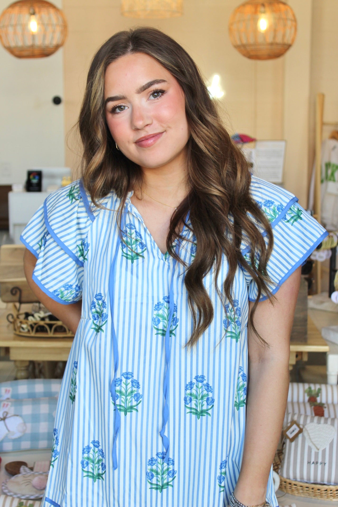 Harbor Blues Mini Dress