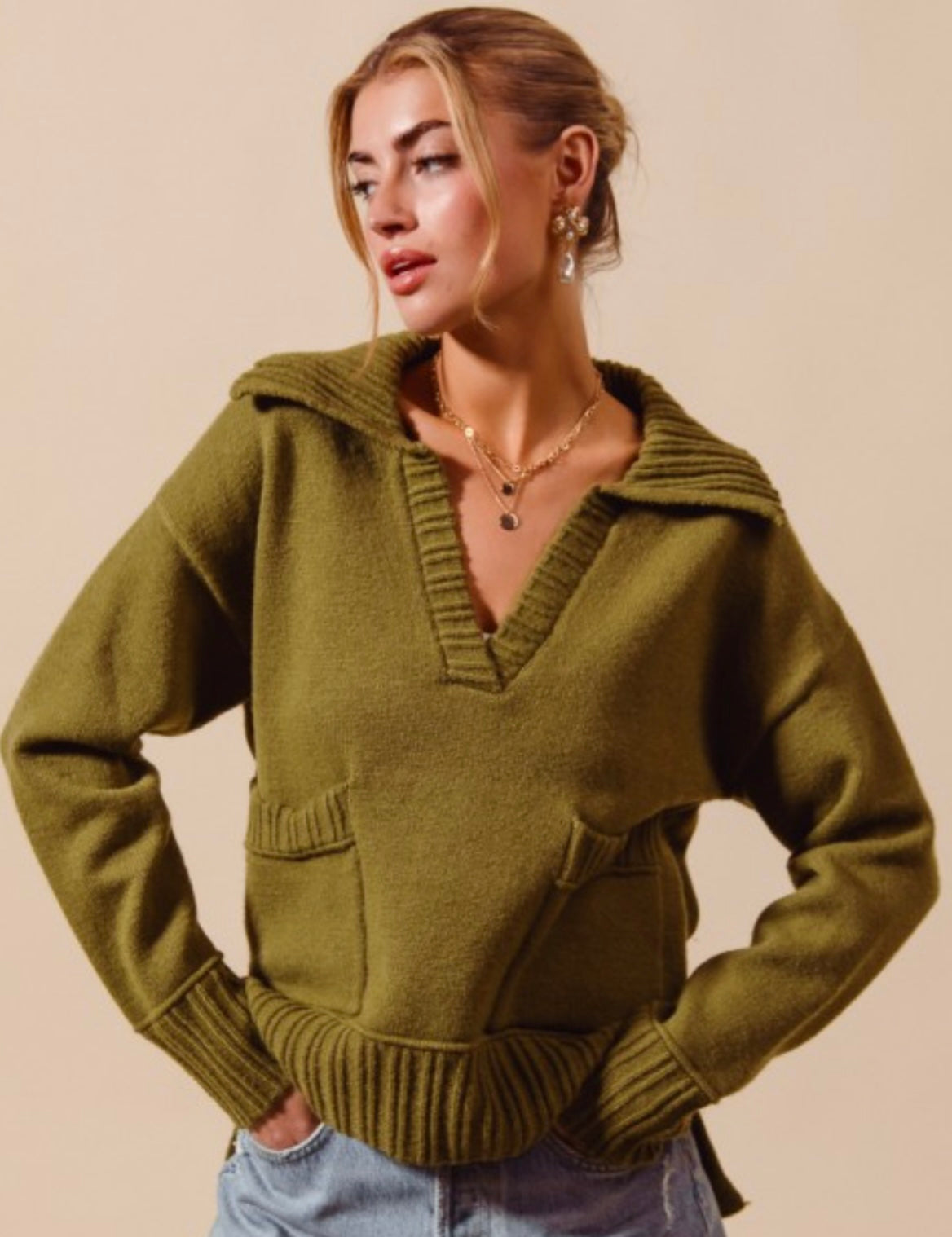 Taylor Sweater Olive