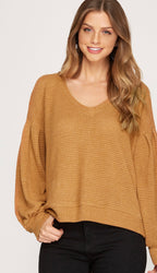 Latte Run Top