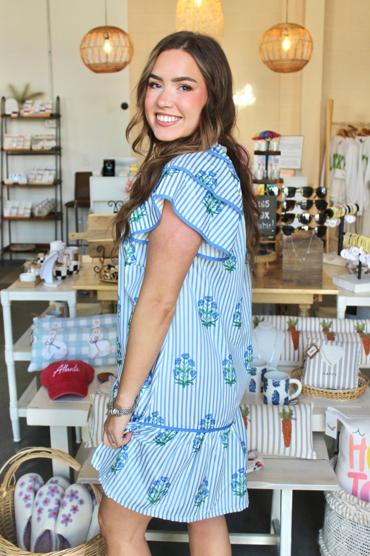 Harbor Blues Mini Dress