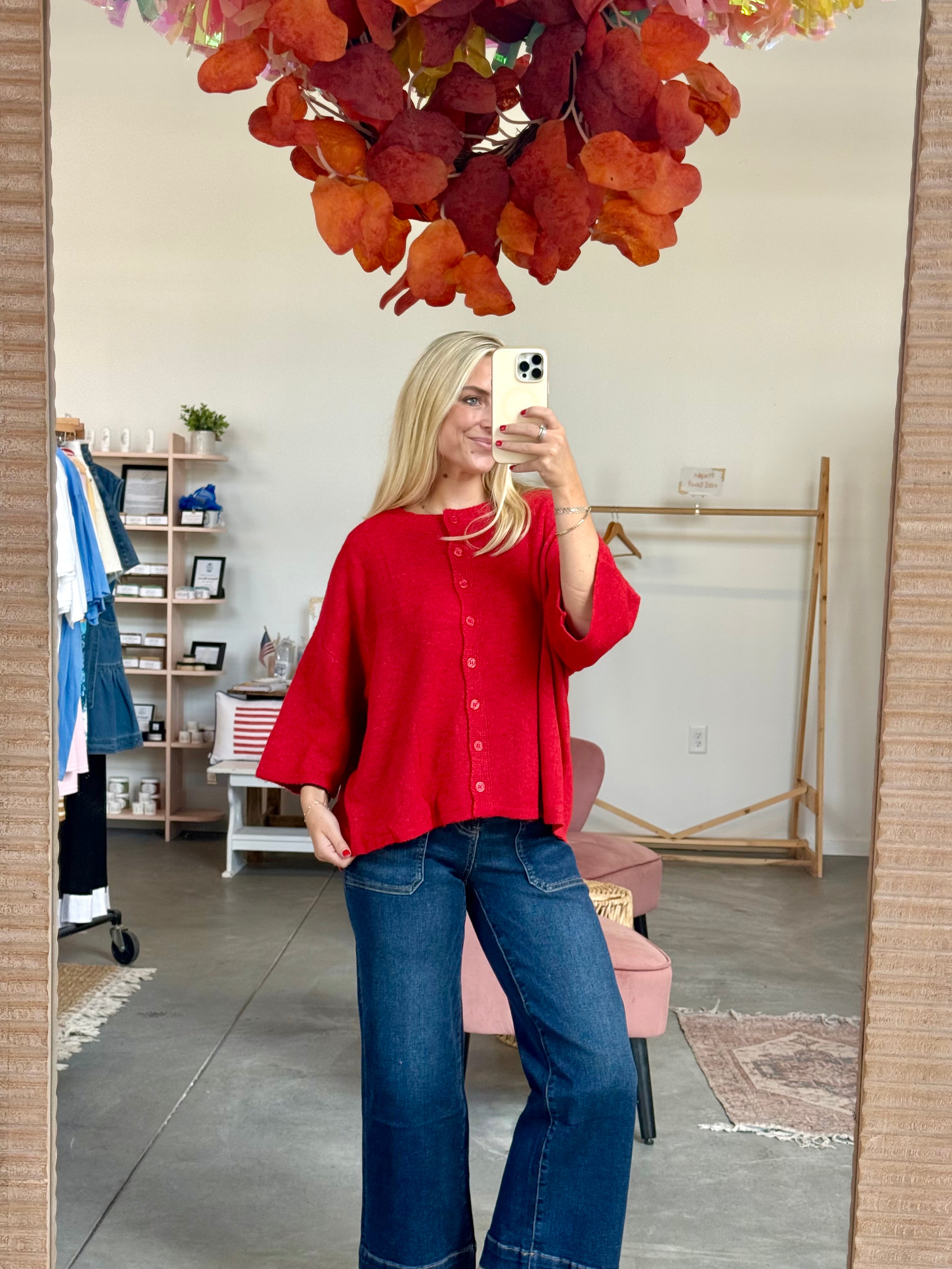 Amy Sweater Ruby