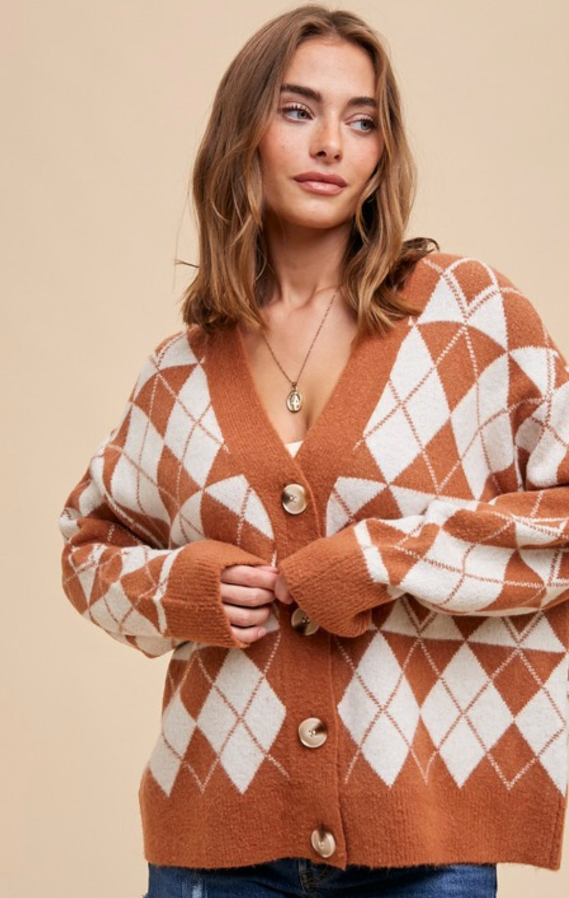 Cinnamon Latte Caridgan