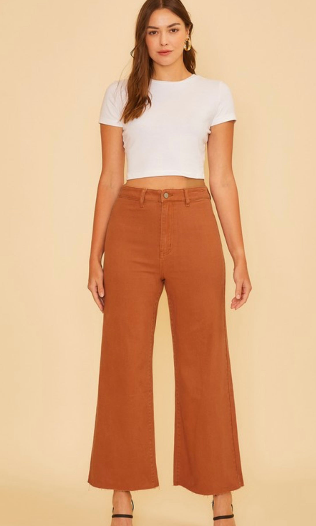 Now trending high rise pants RUST