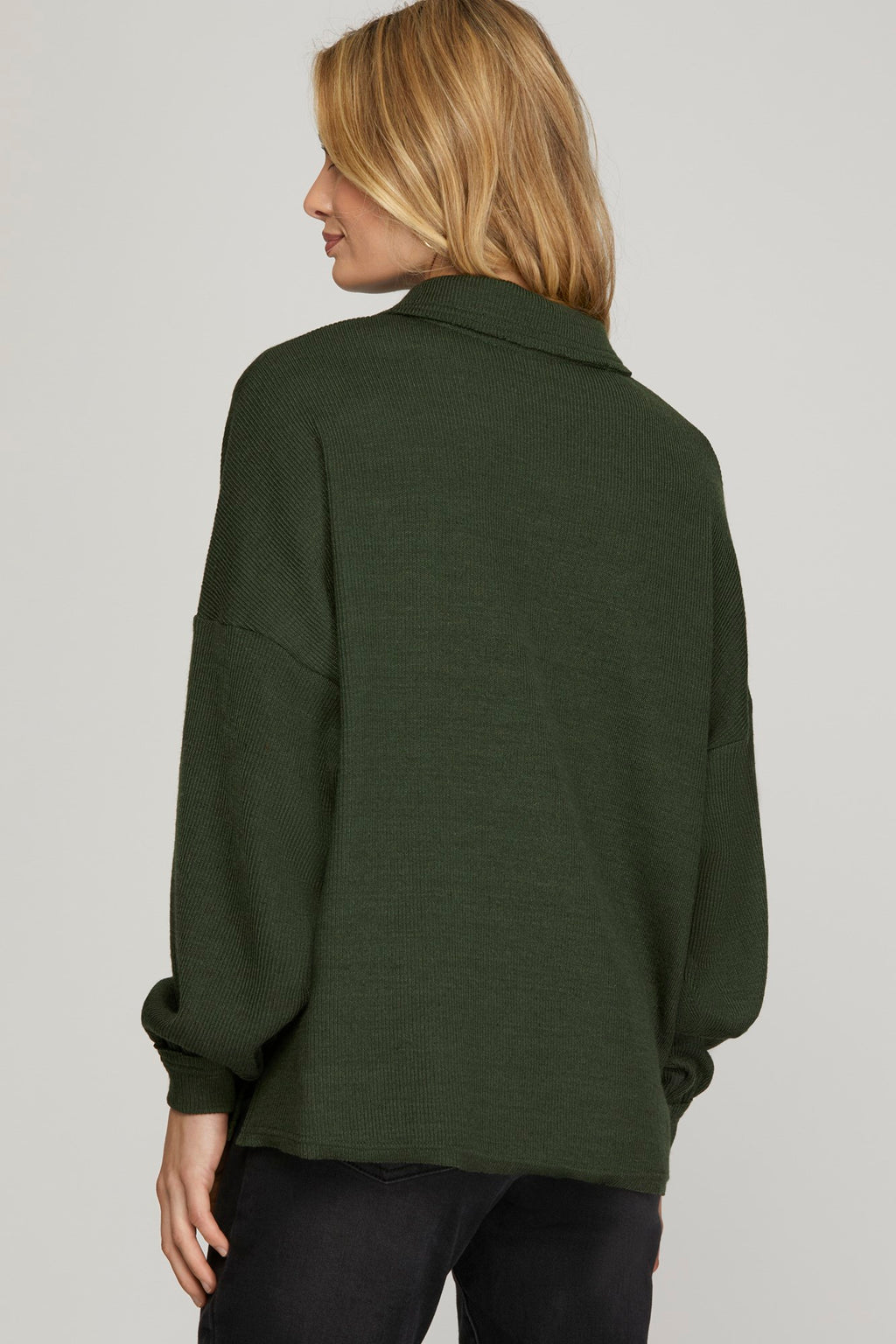 Not So Basic Sweater Olive