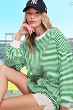 CandyCane Lane Top Green