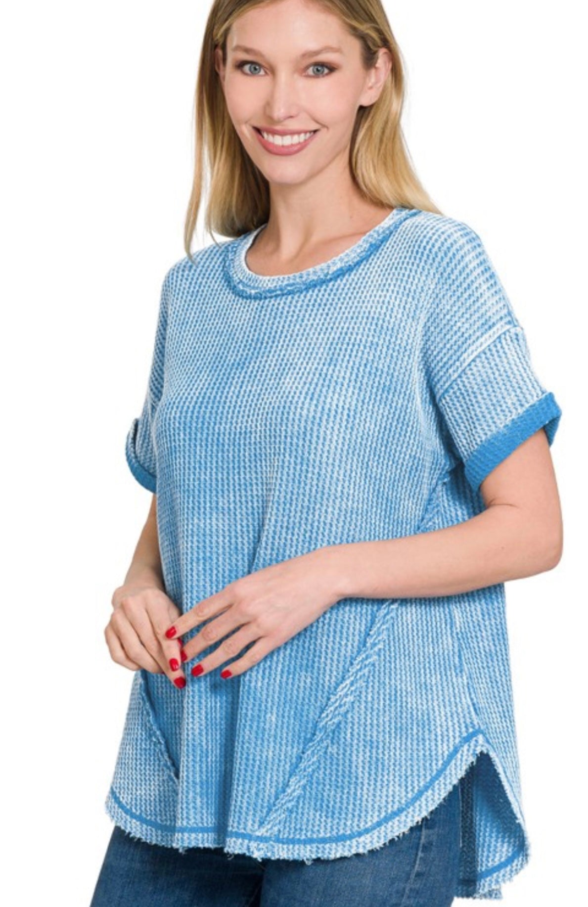 Molly Waffle Top