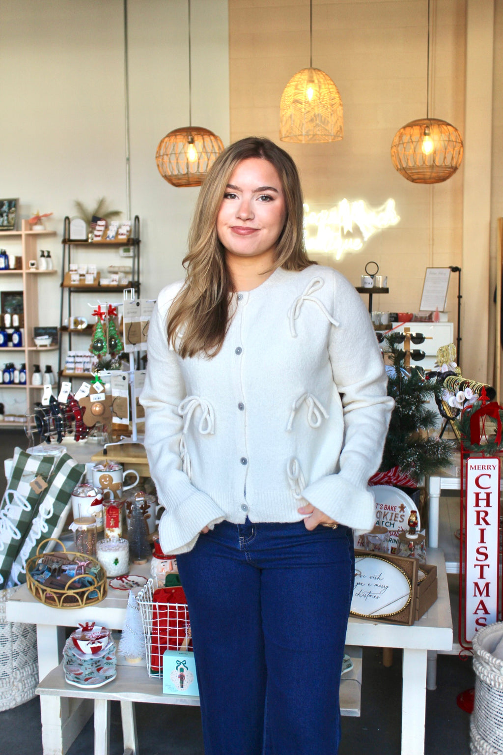 Miss Claus Bow Sweater