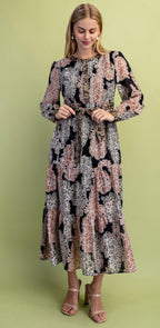 Scrapbook Floral Midi