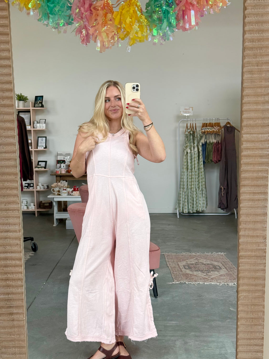 On The Run Jumpsuit Rose