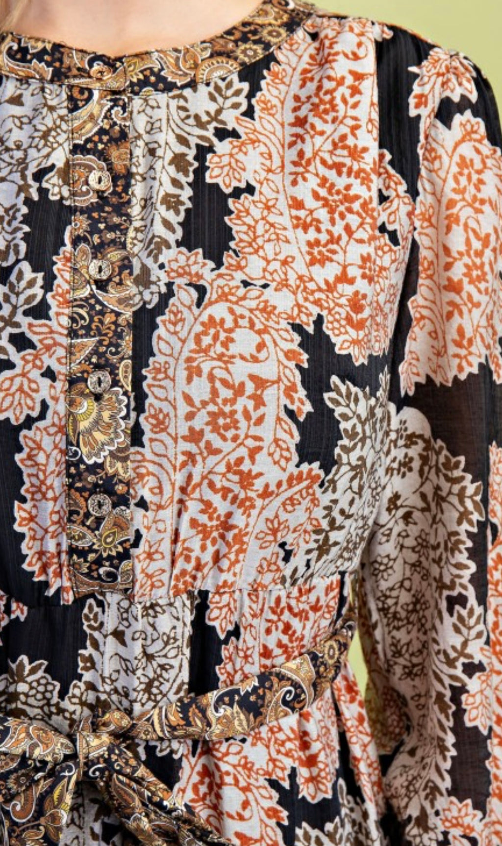 Scrapbook Floral Midi