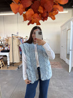 Noelle Denim Quilted Vest