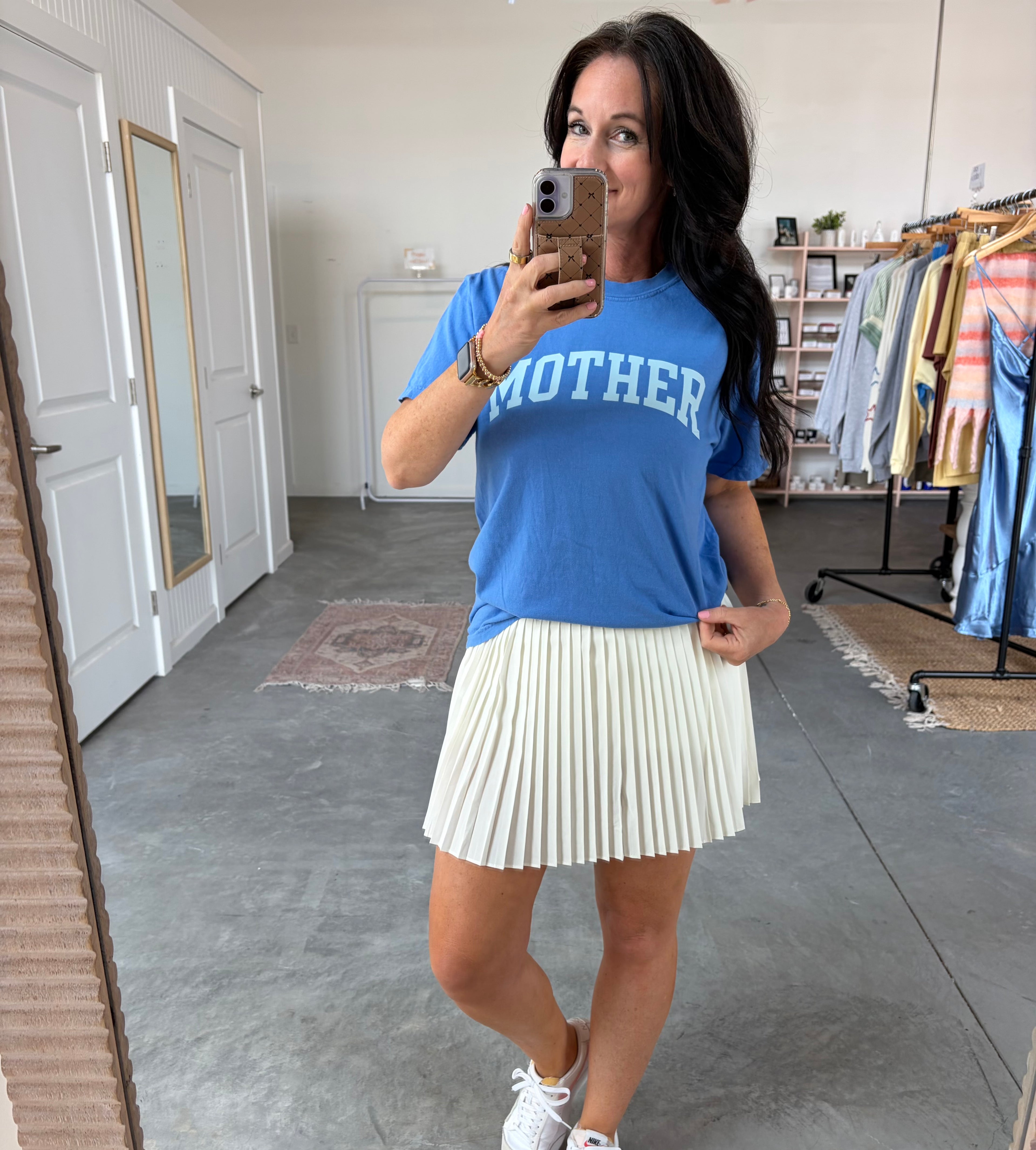MOTHER t-shirt Blue