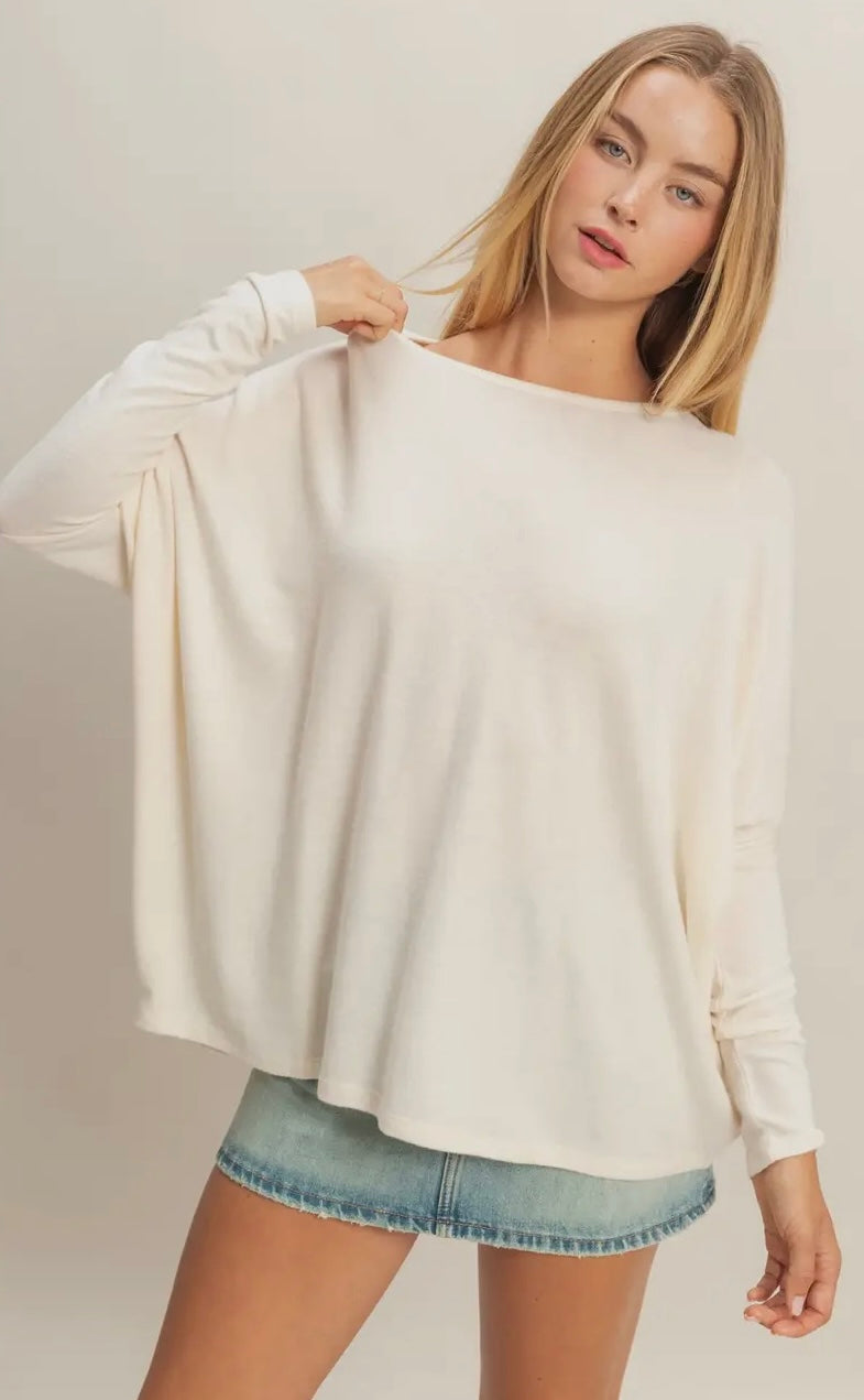 Marley Dolman Top Cream