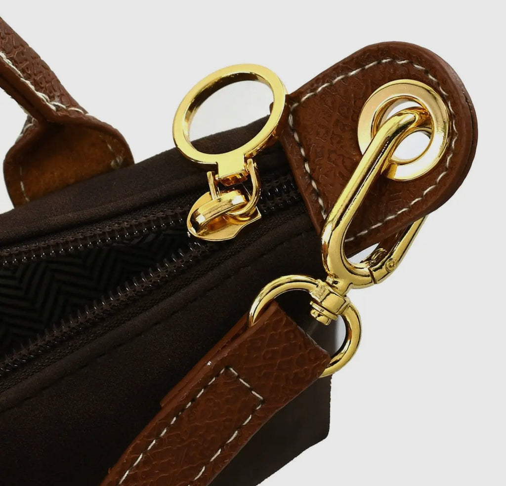 Brown Mini Crossbody