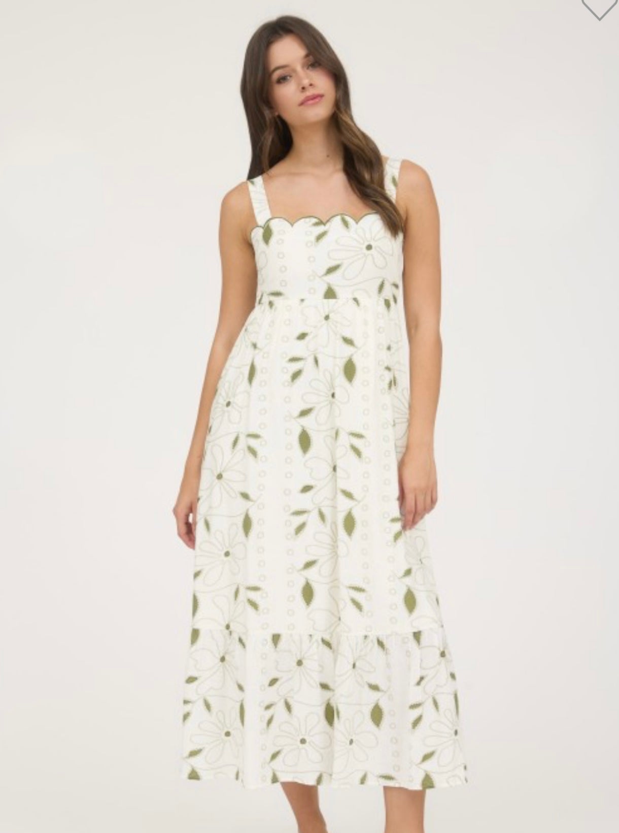 Take Me Away Dress Green