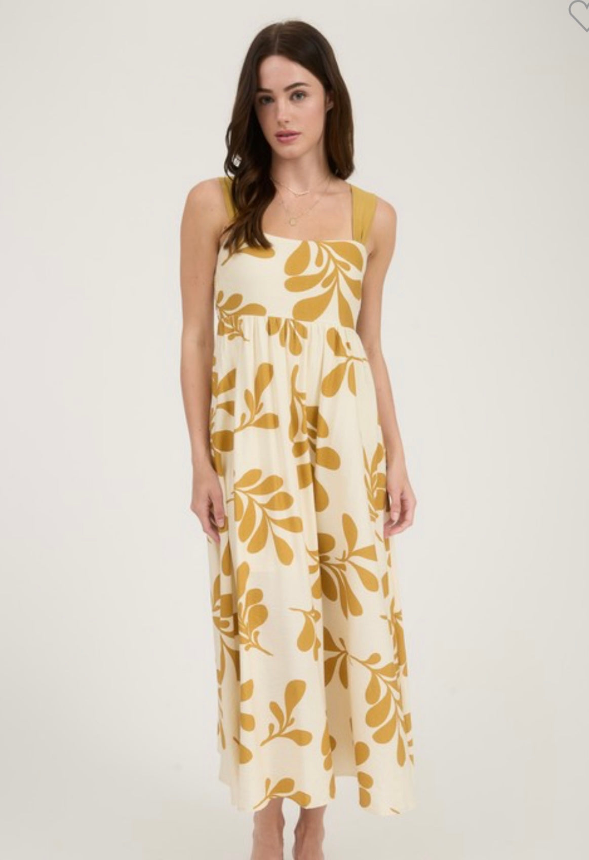 Annie Dress Mustard