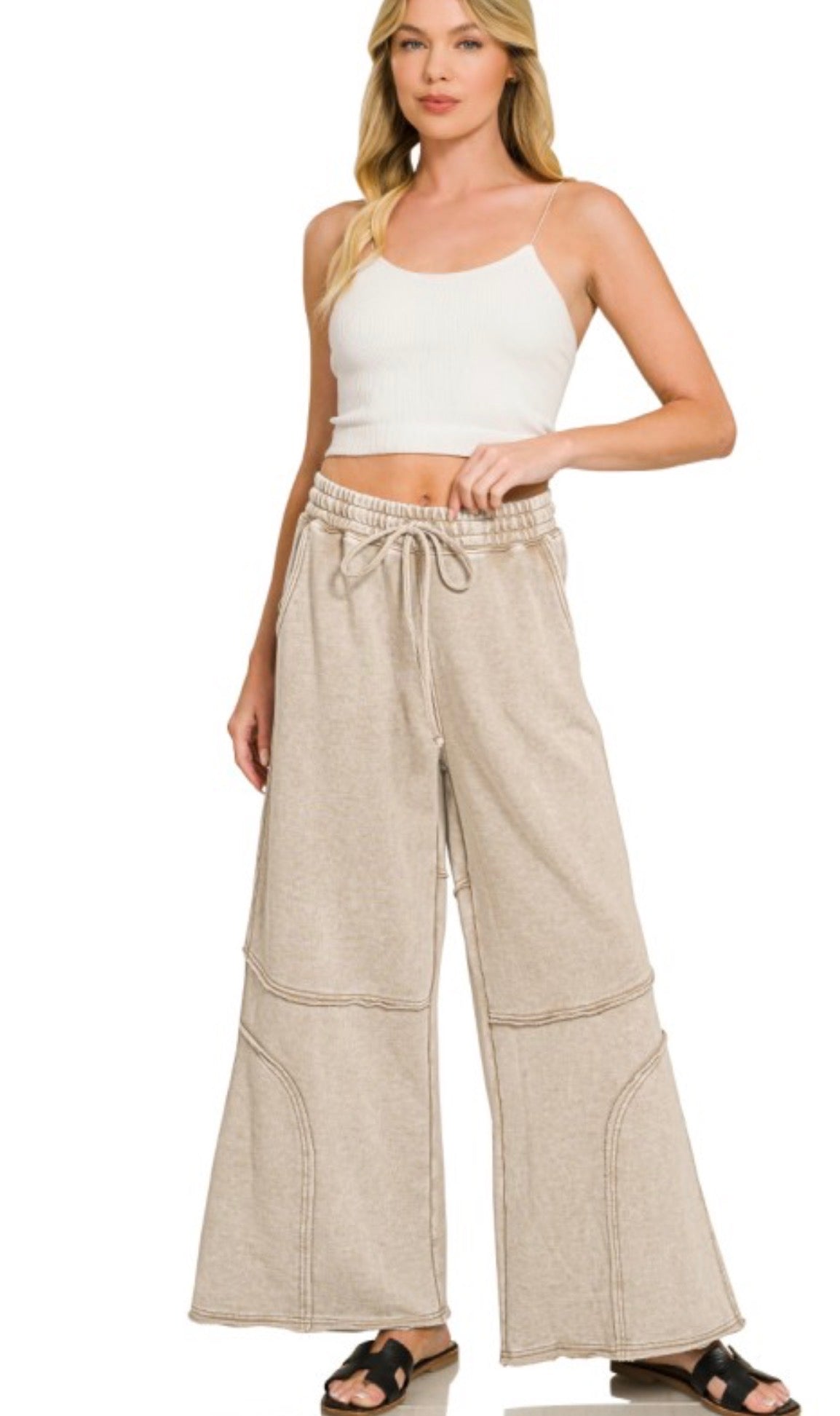 Kari French Pants Mocha