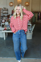 Sunset Chaser Cardigan Red