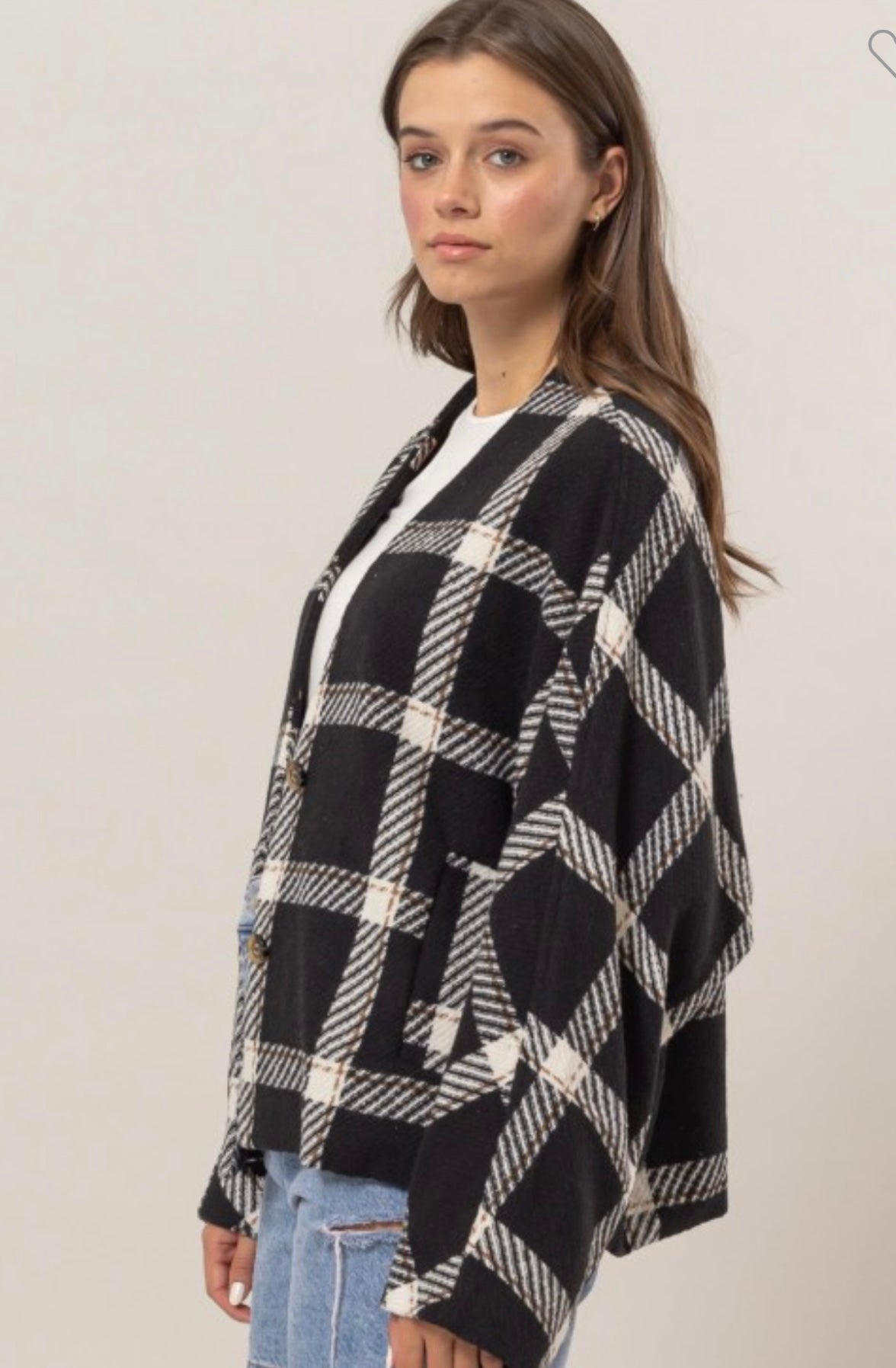 Falling leaves jacket black