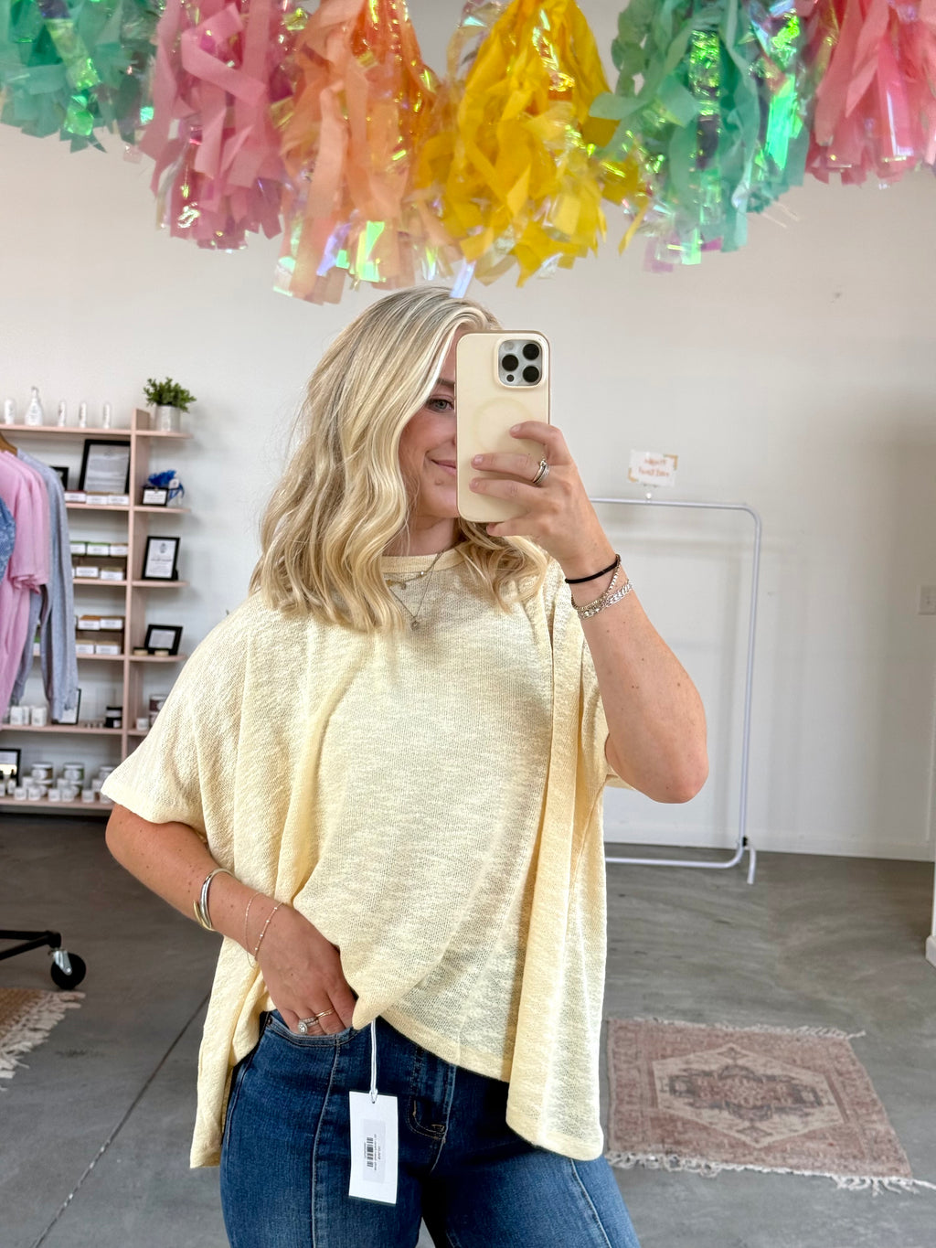 Hacci Top Yellow