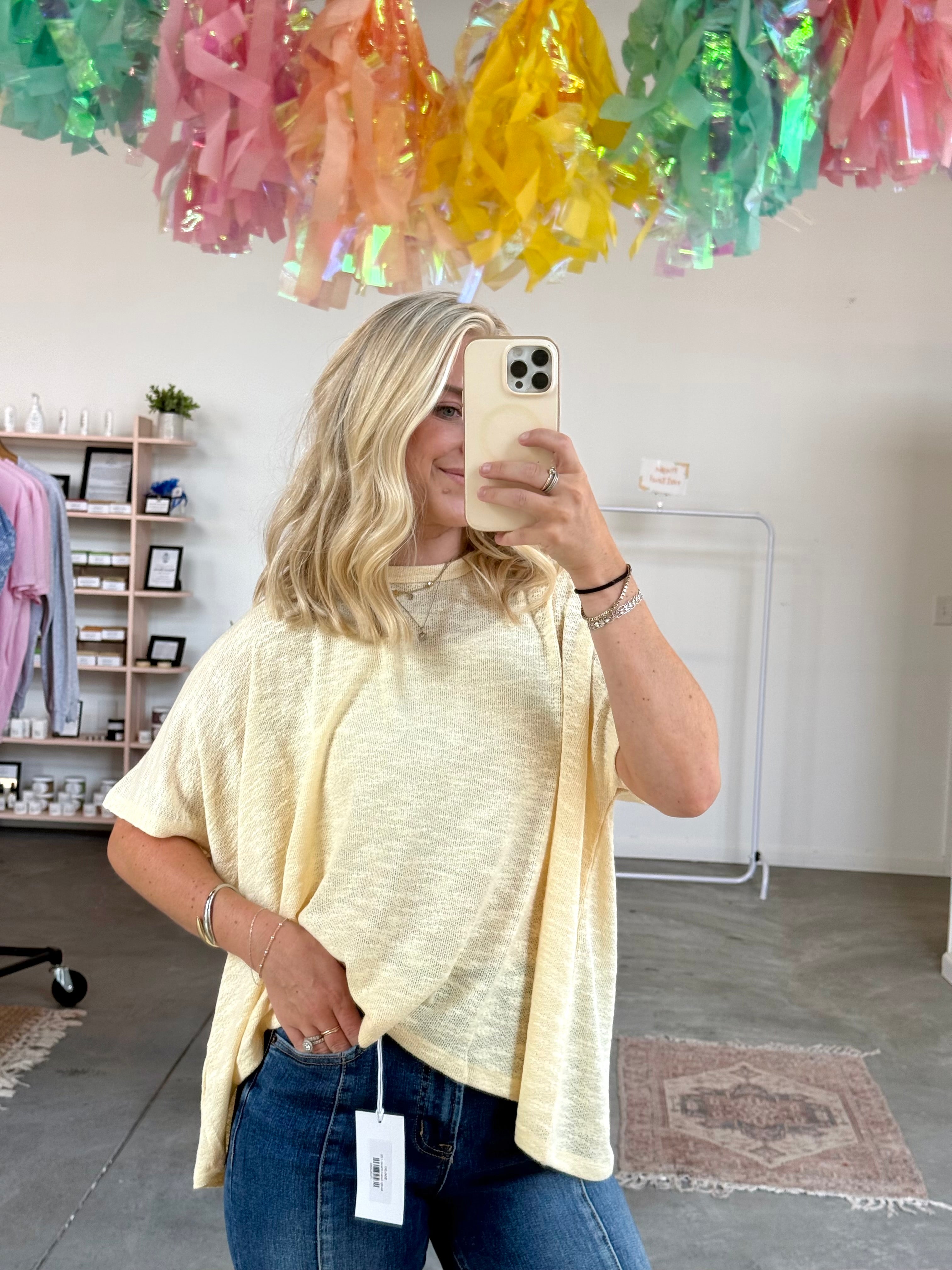 Hacci Top Yellow