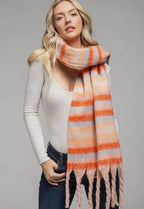 Rose Multi Woven Scard