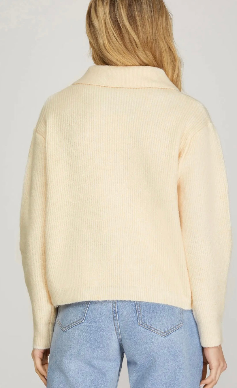 Cozy Up Sweater Cream