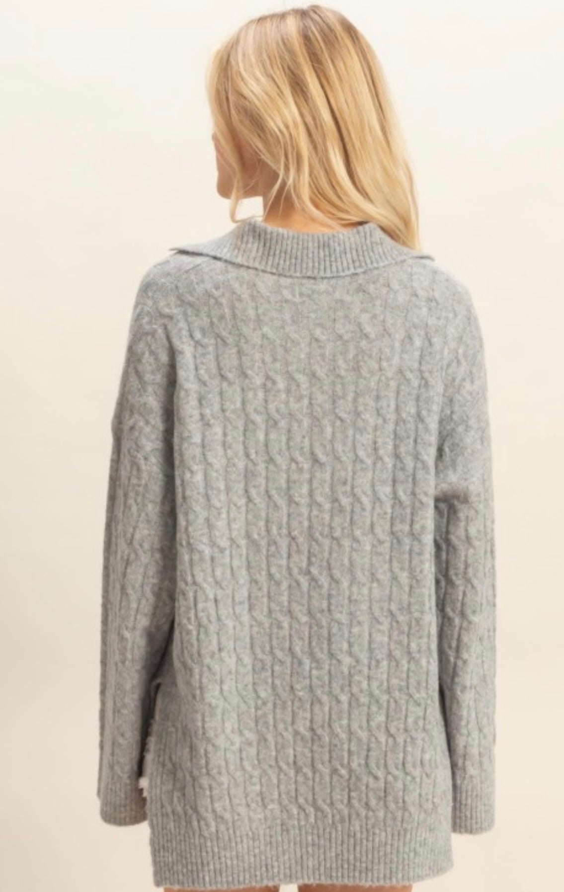 Cozy Nights Sweater Gray