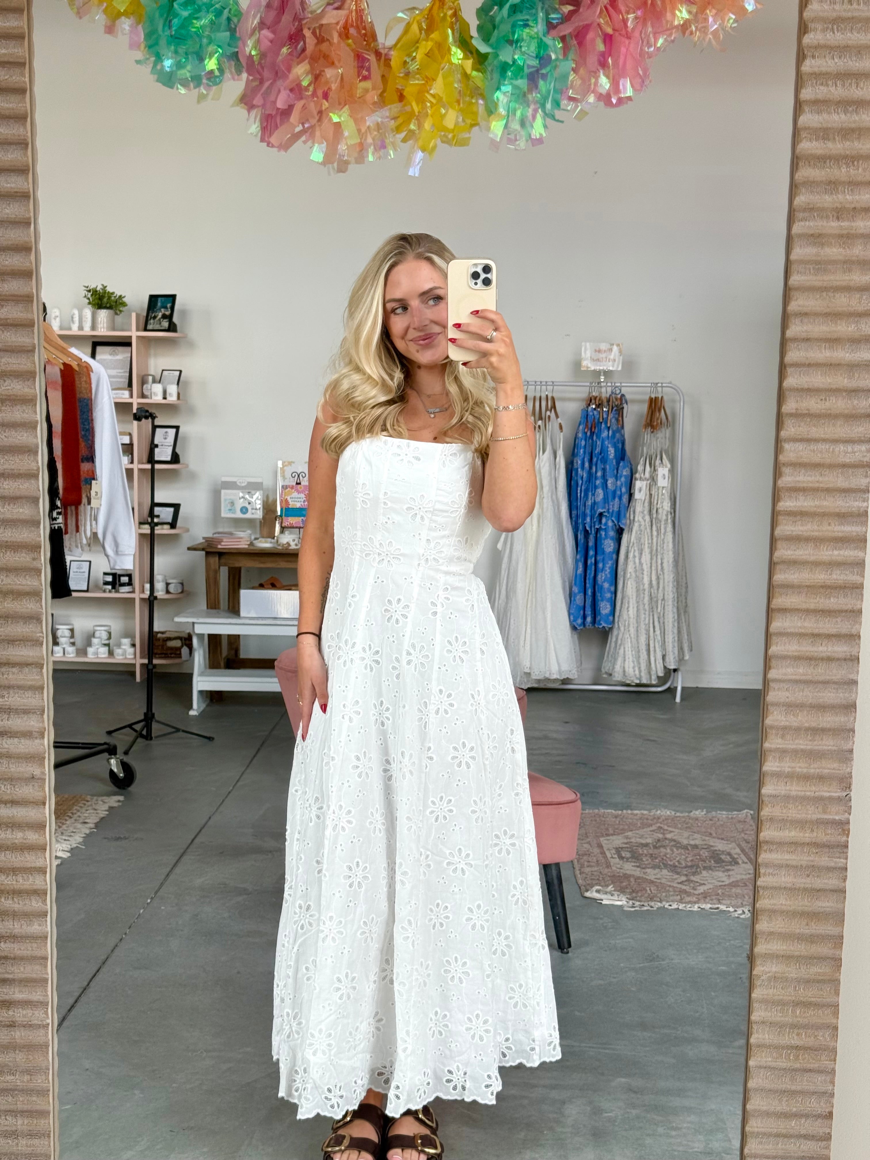 Cabo Midi Lace Dress