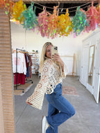 Carrie Crochet Cardigan