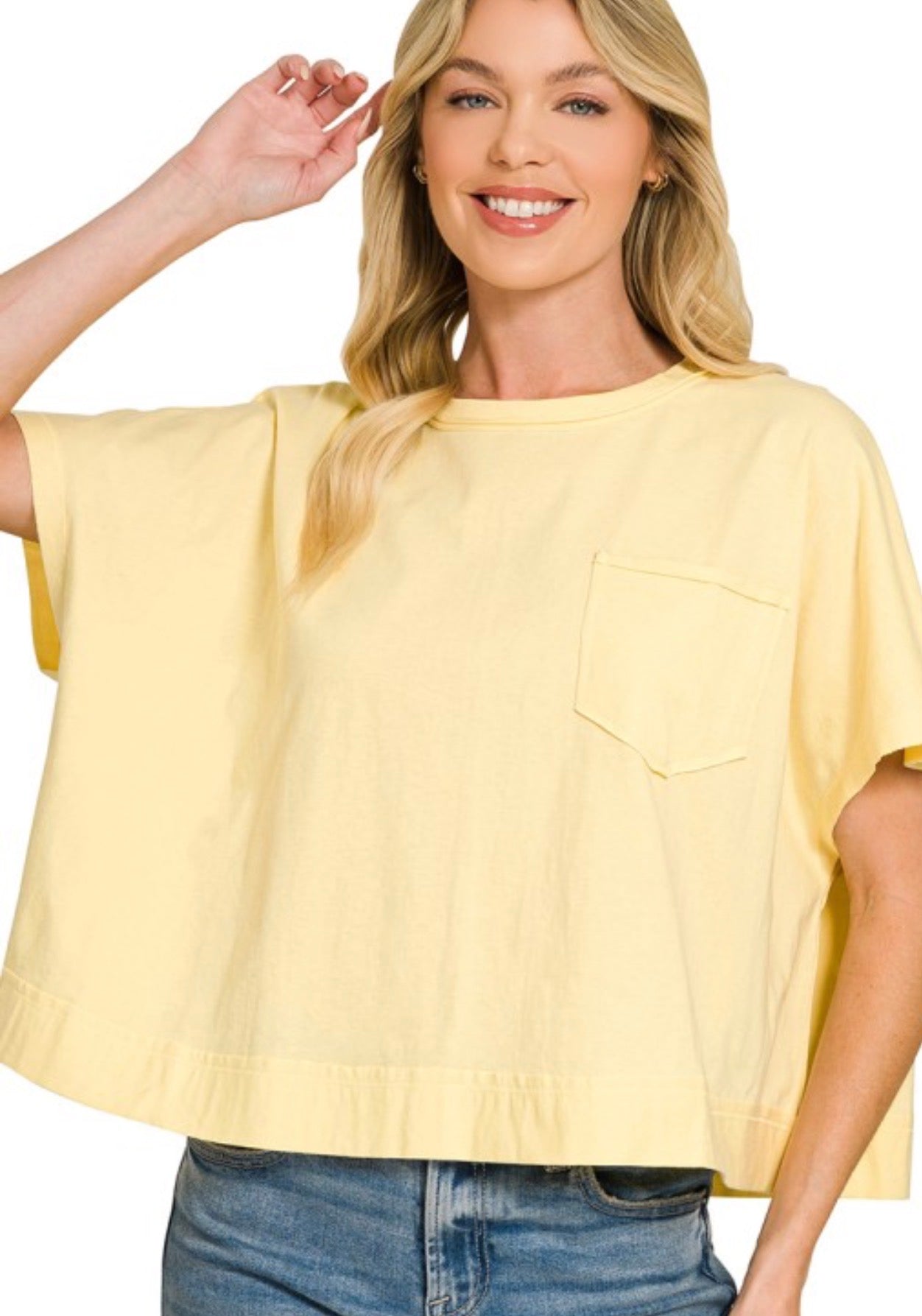 Easy Going Top Yellow