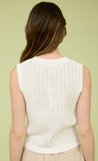 Miss America Vest White