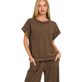 Holly Top Brown