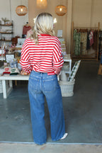 Sunset Chaser Cardigan Red