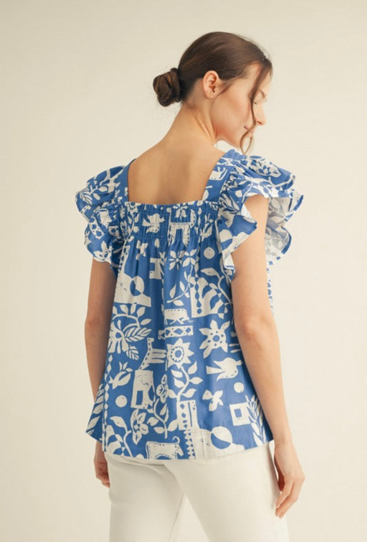 Somewhere Tropical Top
