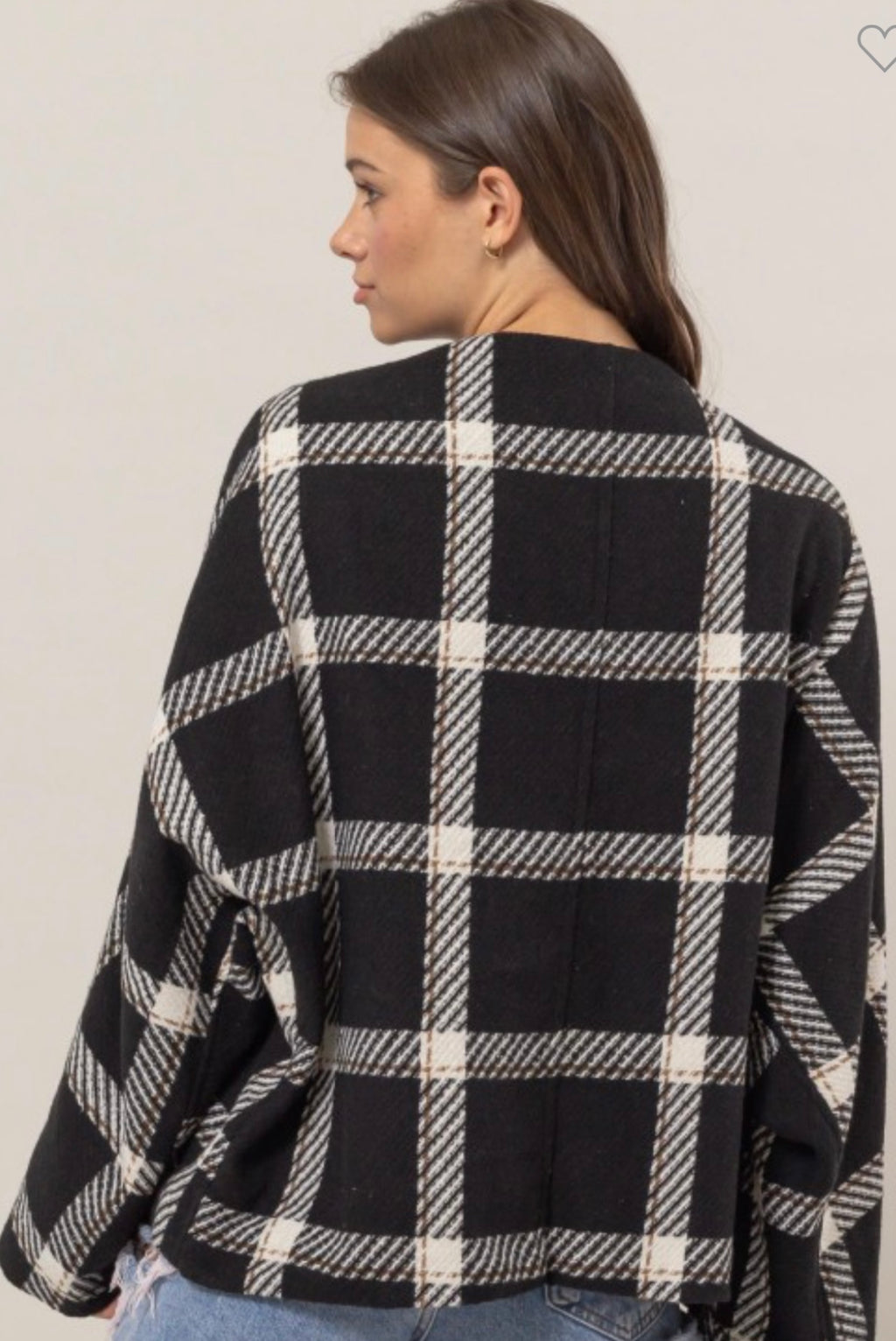 Falling leaves jacket black