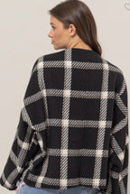 Falling leaves jacket black
