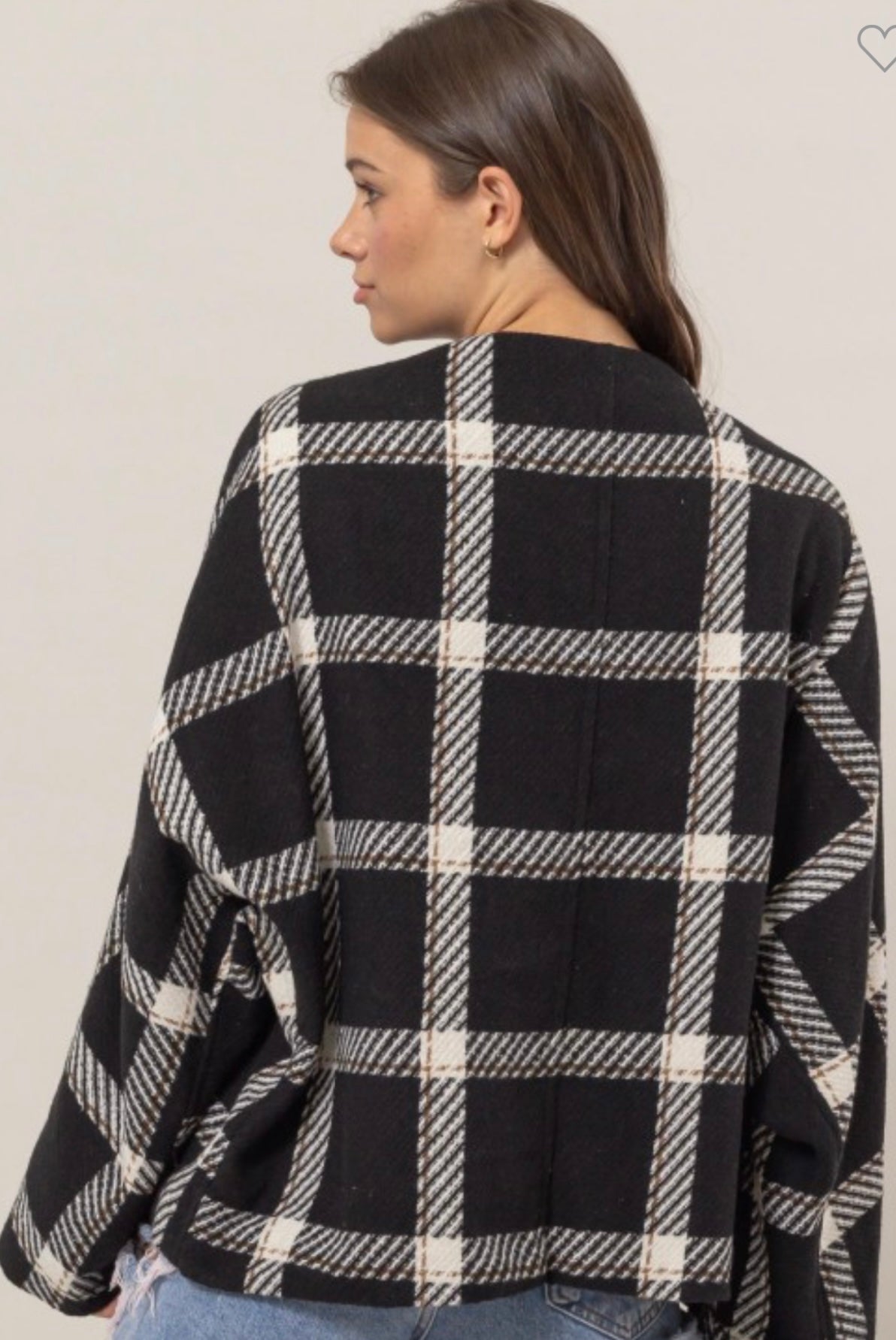 Falling leaves jacket black