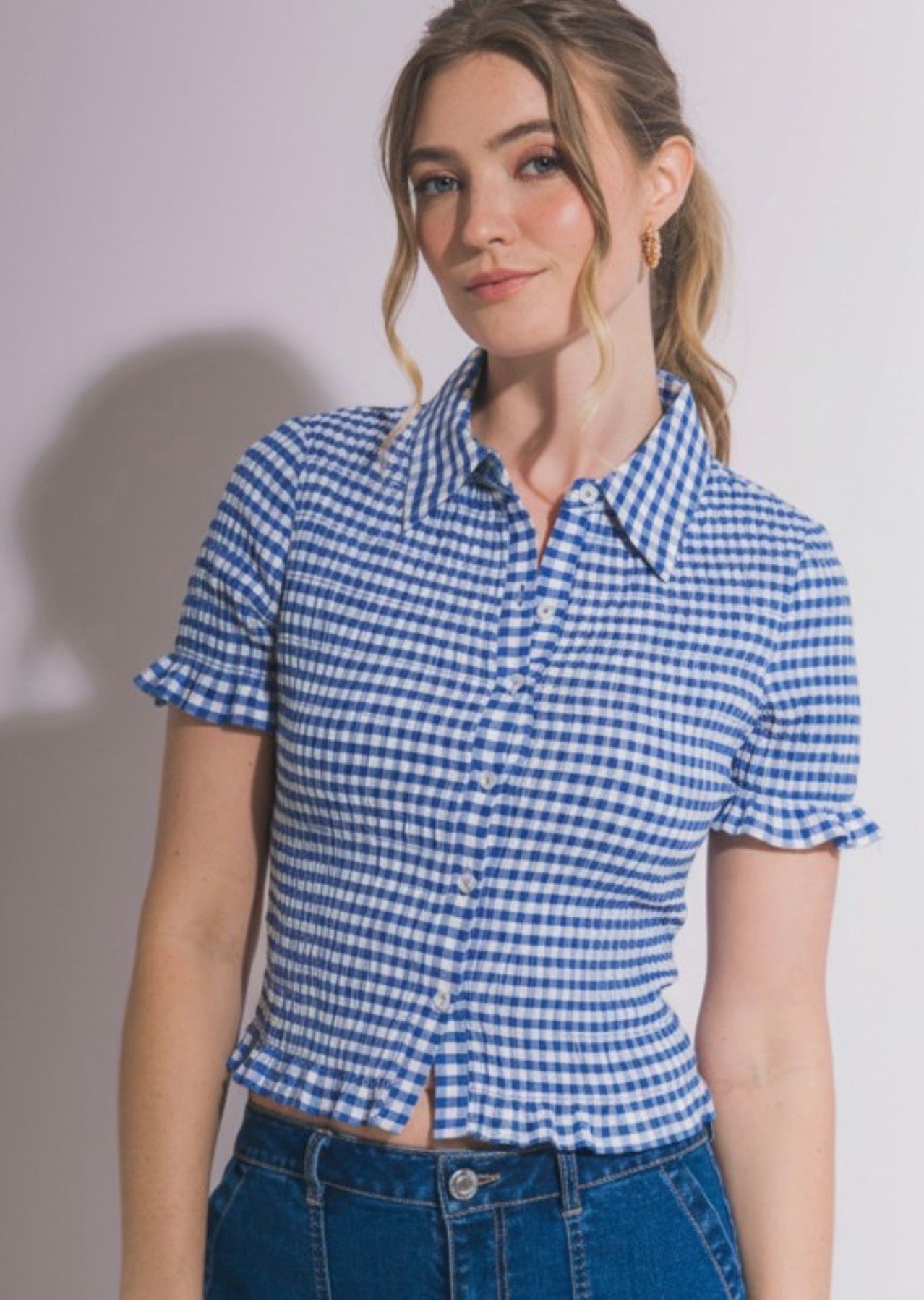 Spring Fling Top Blue