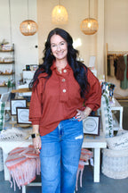 Not So Basic Sweater Cinnamon