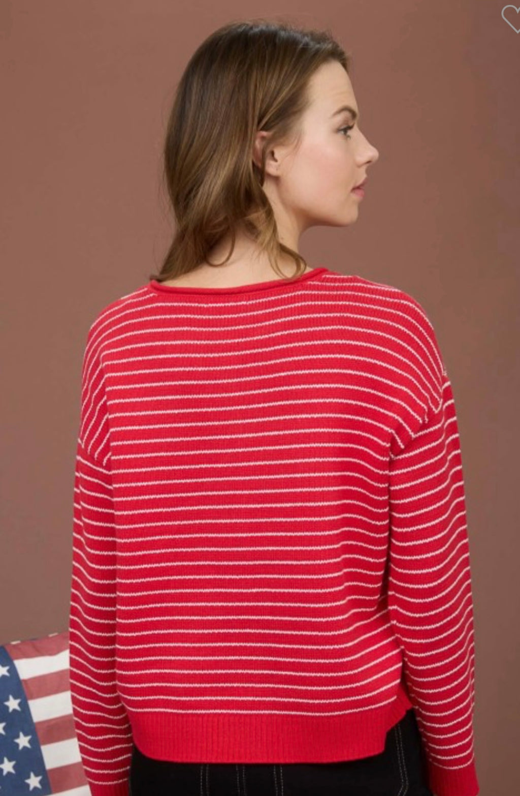 Slow Mornings Cardigan Red