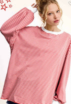 CandyCane Lane Top Red