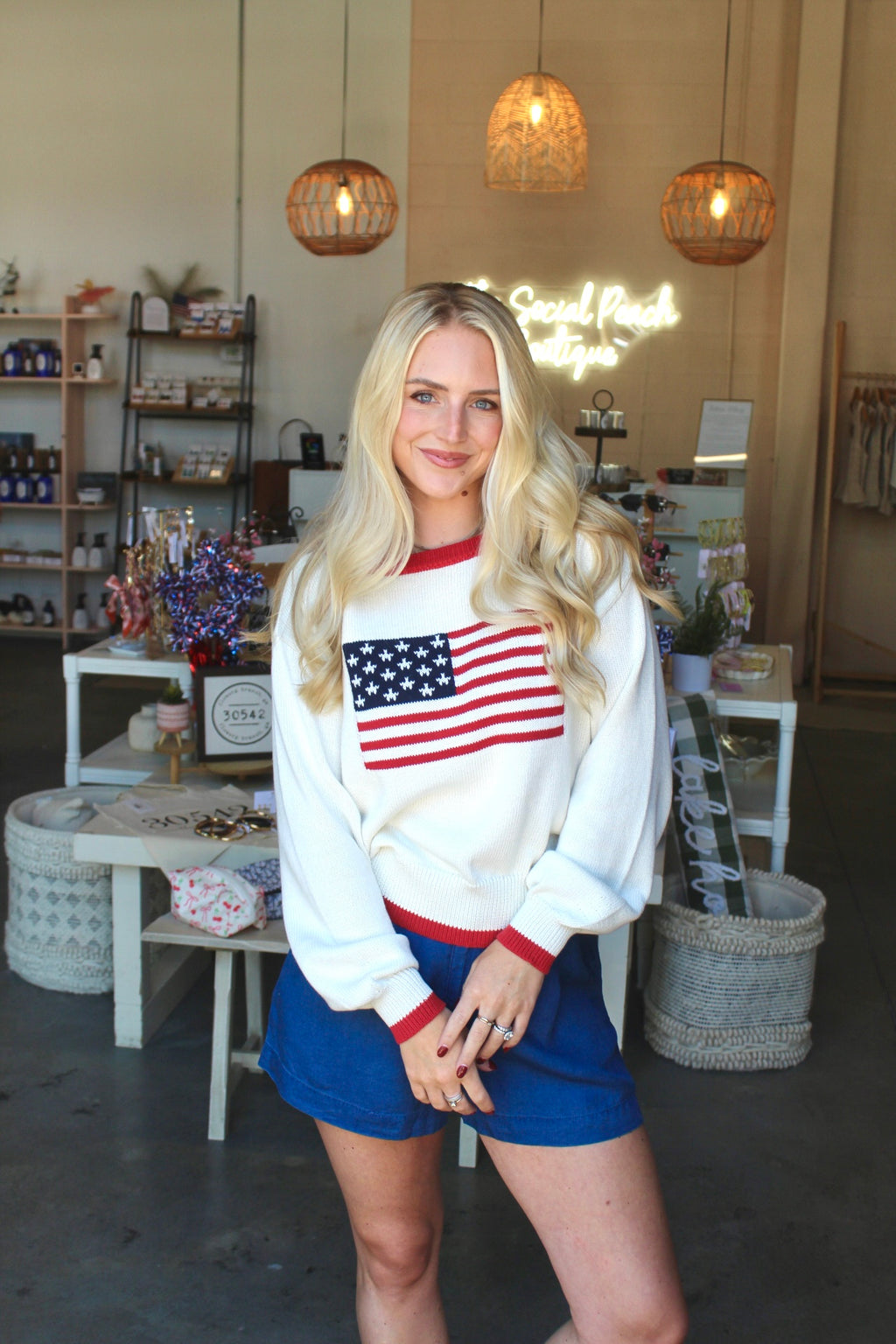 Freedom Ring Sweater