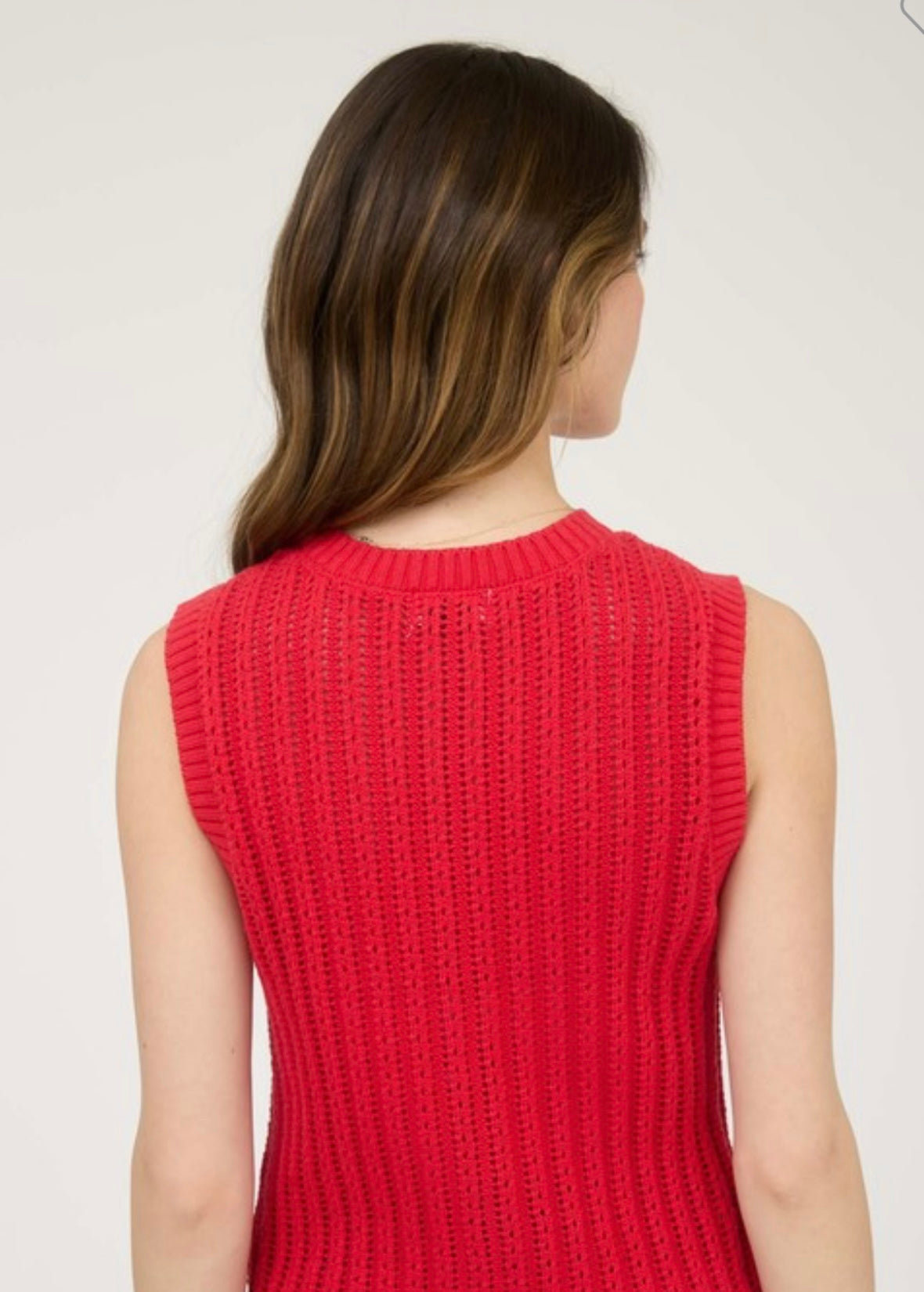 Miss America Vest Red