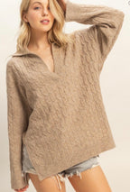 Cozy Nights Sweater Mocha