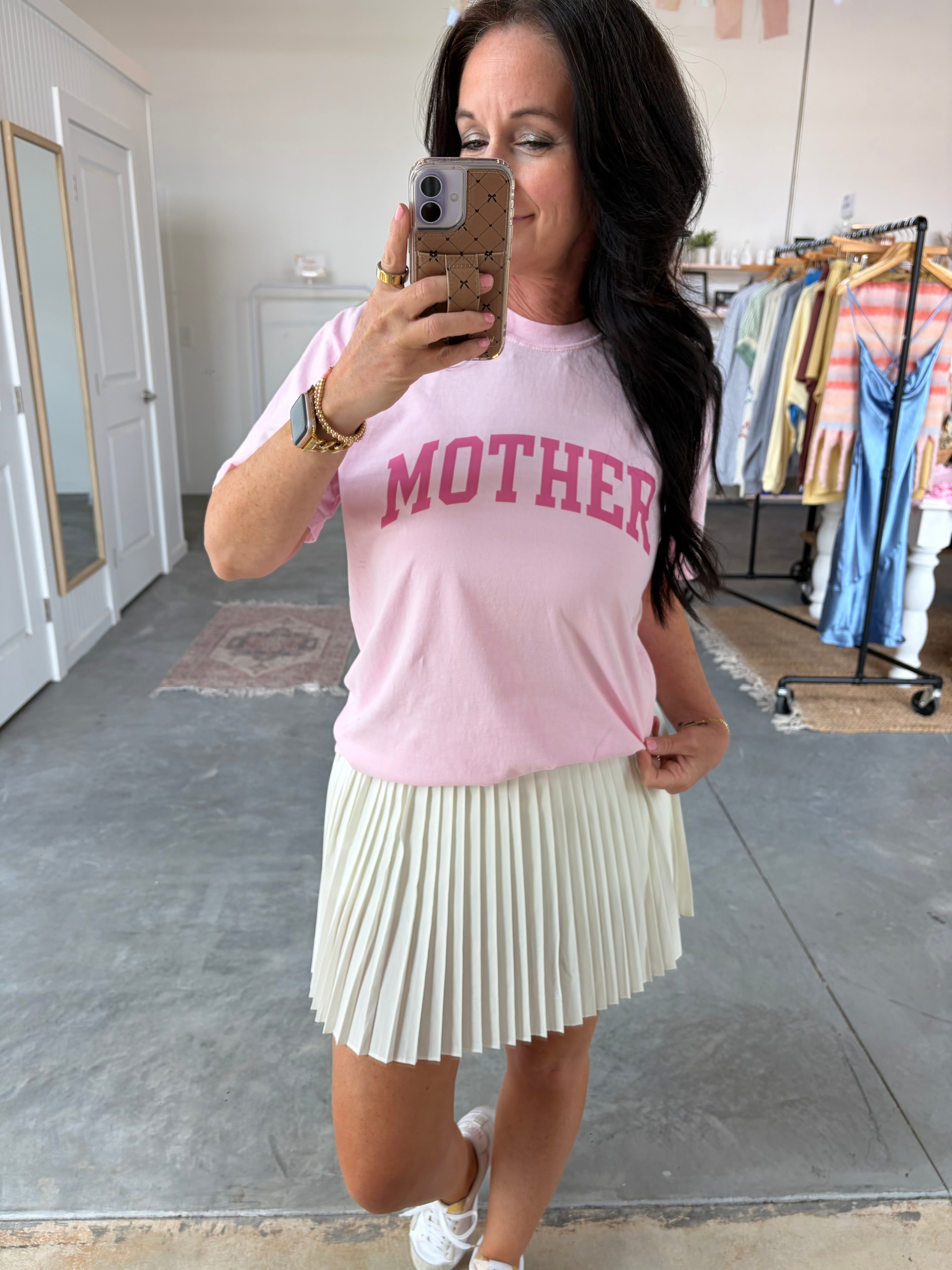 MOTHER t-shirt Pink