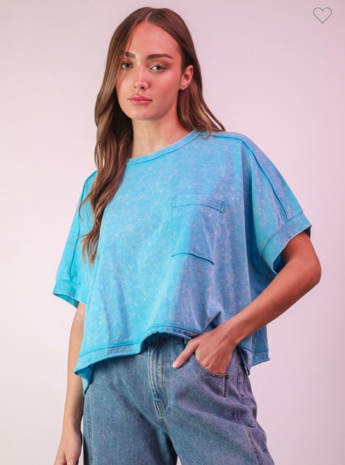 Summer Romance Top Blue